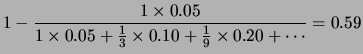 $\displaystyle P(V \le 9 \,\vert\,R=10)$