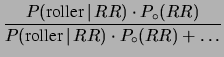$\displaystyle P(RR\,\vert\,$