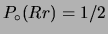 $ P_\circ(RR)=1/3$