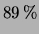 $ 83\,\%$