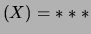 $ ) = 1$