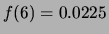 $ f(5)=0.21$