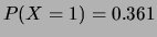 $ P(X=0)=0.101=15/148$