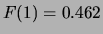 $ P(X=1)=0.361$