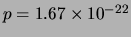 $ \lambda = 1.67$