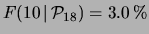$ f(0\,\vert\,{\cal P}_{1.2}) = 30\,\%$