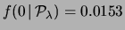 $ F(10\,\vert\,{\cal P}_{18}) = 3.0\,\%$