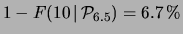 $ 1-F(2\,\vert\,{\cal P}_{4}) = 76.2\,\%$