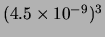 $ V_\circ=9.3\times 10^{-26}$