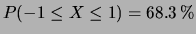 $ X\sim {\cal N}(0,1)$