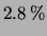 $ 5.8\,\% $