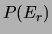 $ P(E_r)$