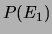 $ P(E_1)$