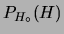 $ P_{H_\circ}(H)$
