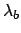 $\lambda_b$